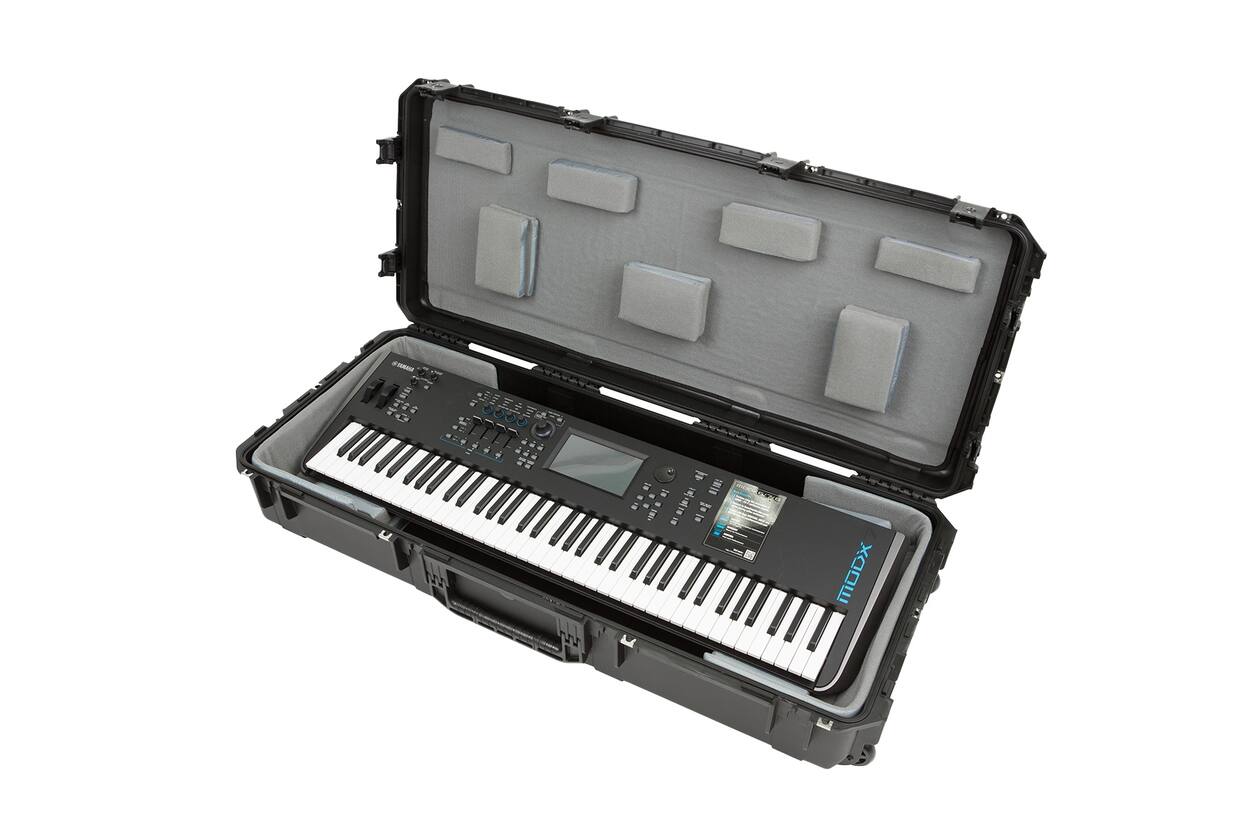 SKB - iSeries 3i-4719-8 - Wasserdichter Koffer - Schwarz - 61-Tasten Breites Keyboard Think Tank Trennwände Innenraum