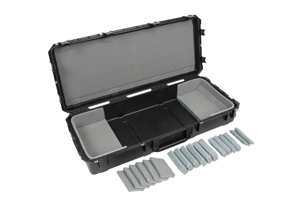 SKB - iSeries 3i-4719-8 - Wasserdichter Koffer - Schwarz - 61-Tasten Breites Keyboard Think Tank Trennwände Innenraum