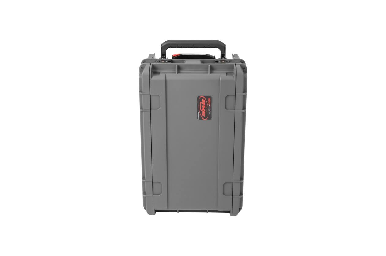 SKB - Dunkelgrau 4U - Injektionsgeformtes 11-Zoll Tief Rack - mit Rollen und Griff