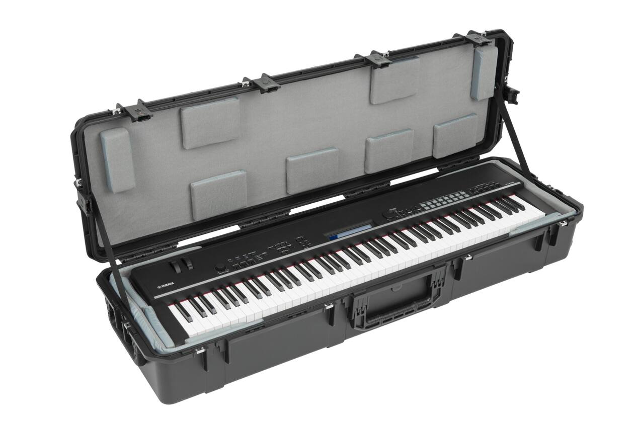SKB - iSeries 3i-5616-9 - Wasserdichter Koffer - Schwarz - 88-Tasten Schmal Keyboard Think Tank Trennwände Innenraum