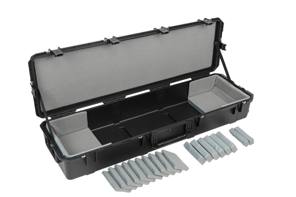 SKB - iSeries 3i-5616-9 - Wasserdichter Koffer - Schwarz - 88-Tasten Schmal Keyboard Think Tank Trennwände Innenraum