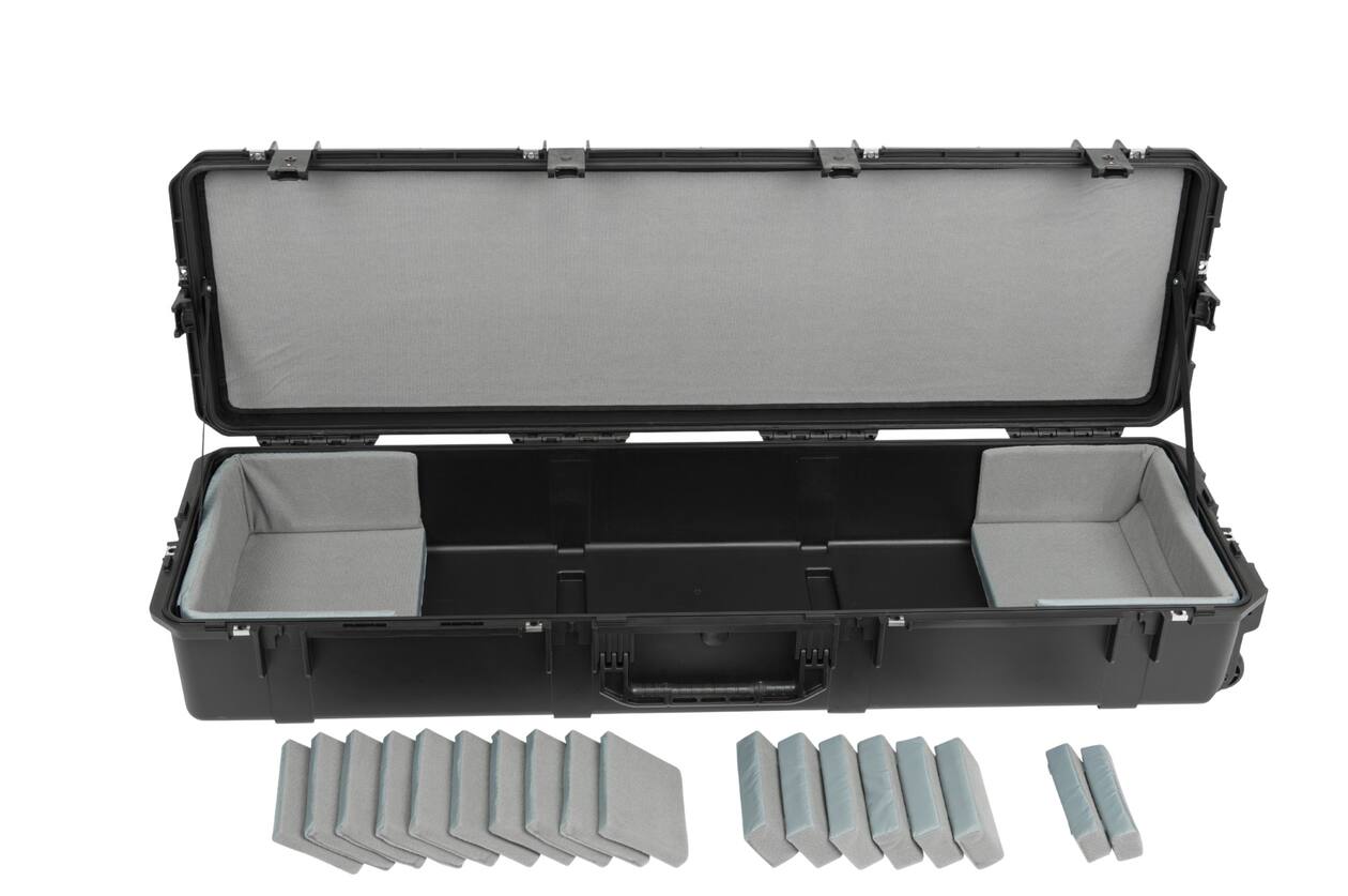 SKB - iSeries 3i-5616-9 - Wasserdichter Koffer - Schwarz - 88-Tasten Schmal Keyboard Think Tank Trennwände Innenraum