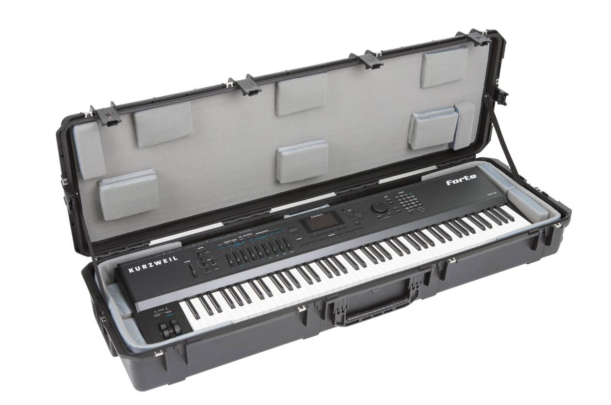 SKB - iSeries 3i-6018-8 - Wasserdichter Koffer - Schwarz - 88-Tasten Keyboard Think Tank Trennwände Innenraum