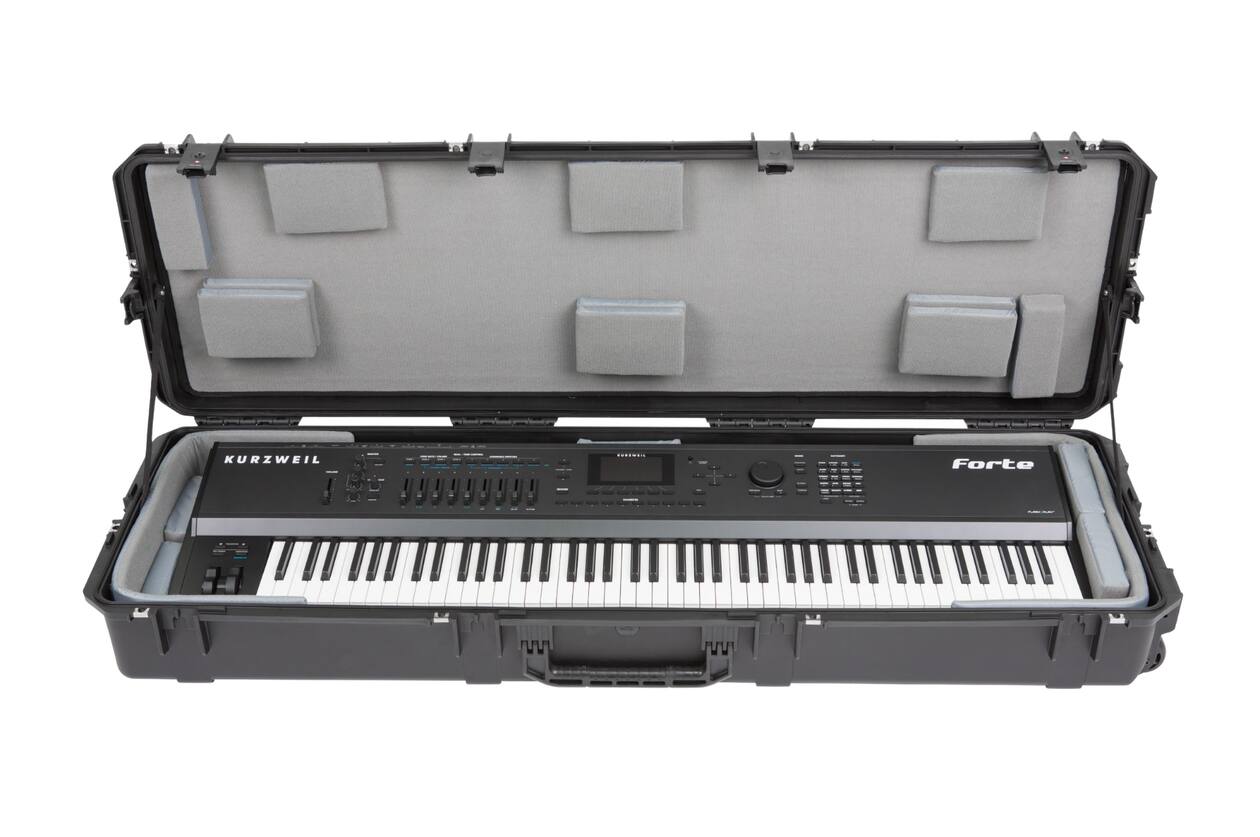 SKB - iSeries 3i-6018-8 - Wasserdichter Koffer - Schwarz - 88-Tasten Keyboard Think Tank Trennwände Innenraum