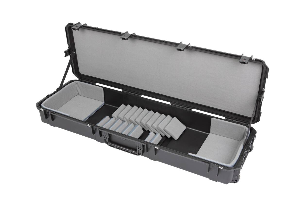 SKB - iSeries 3i-6018-8 - Wasserdichter Koffer - Schwarz - 88-Tasten Keyboard Think Tank Trennwände Innenraum