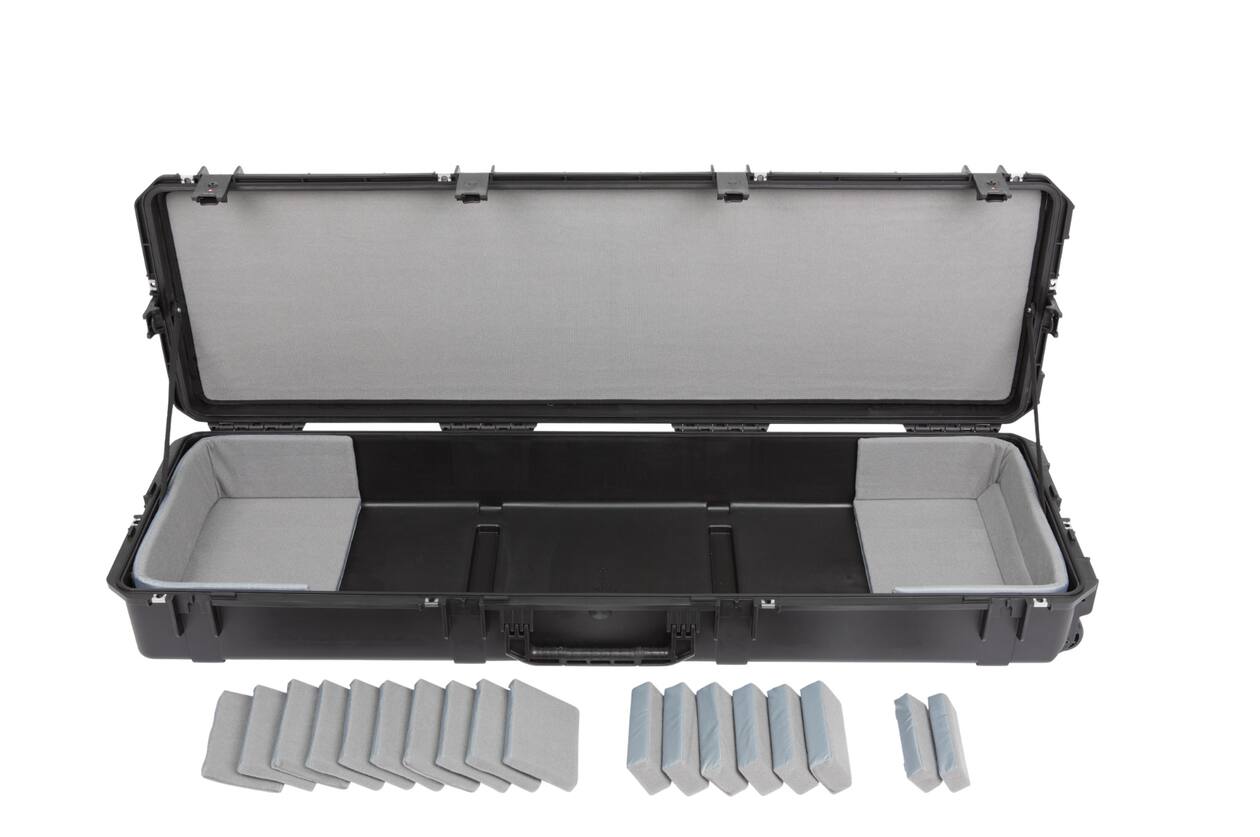 SKB - iSeries 3i-6018-8 - Wasserdichter Koffer - Schwarz - 88-Tasten Keyboard Think Tank Trennwände Innenraum