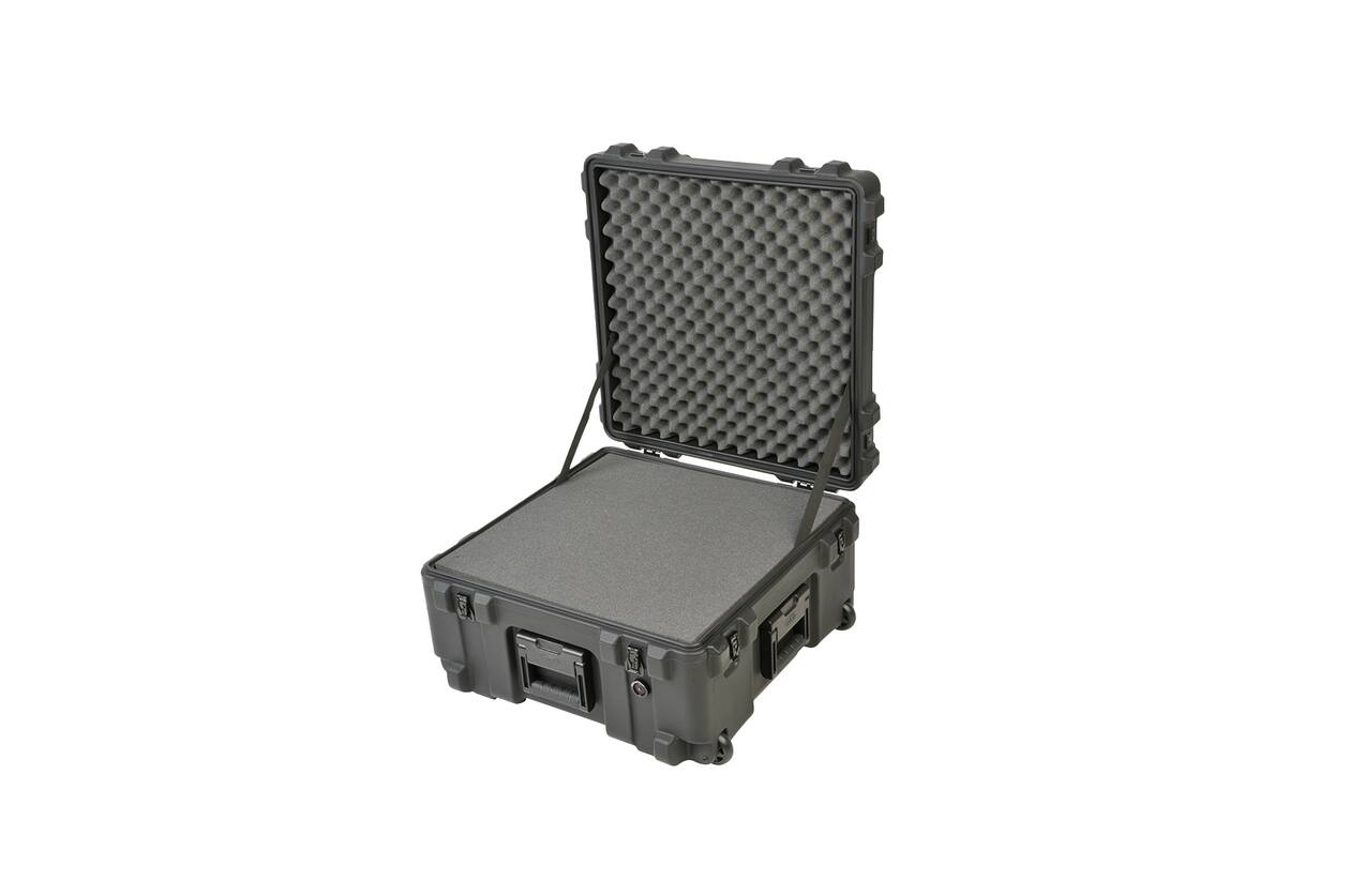 SKB - rSeries 3R-2222-12 - Wasserdichter Koffer - Schwarz - Würfelschaumstoff - mit Rollen