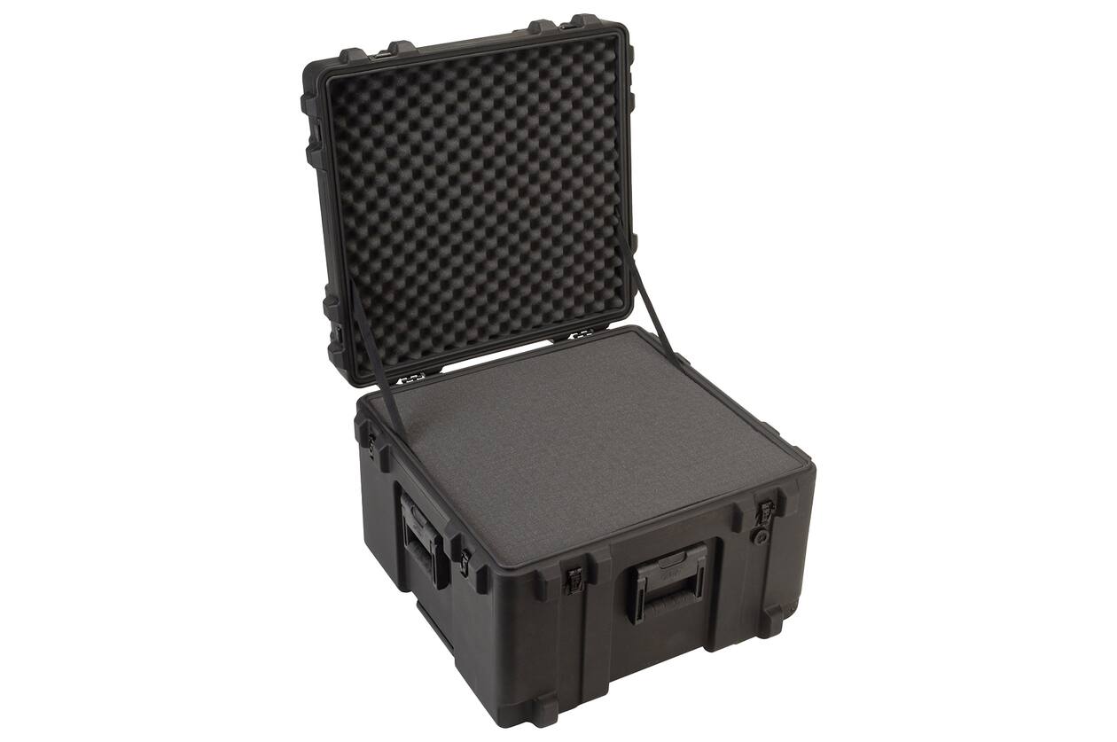 SKB - rSeries 3R-2423-17 - Wasserdichter Koffer - Schwarz - mit Rollen - Würfelschaumstoff