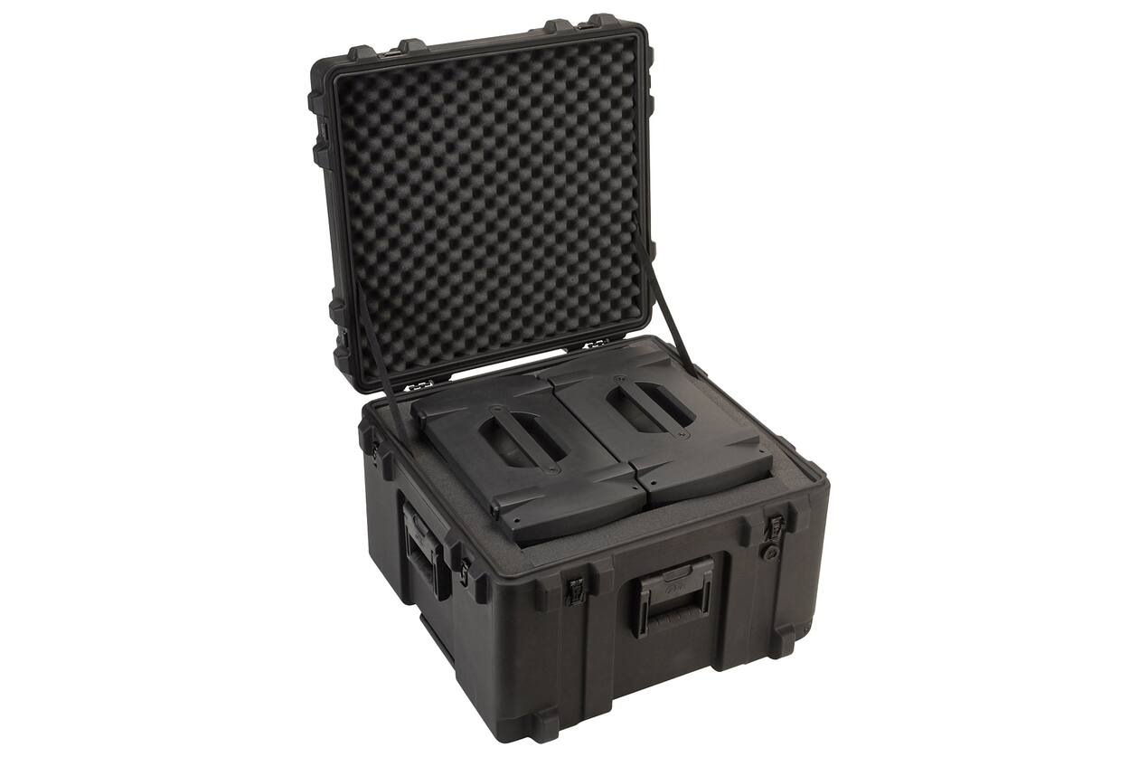 SKB - rSeries 3R-2423-17 - Wasserdichter Koffer - Schwarz - mit Rollen - Würfelschaumstoff