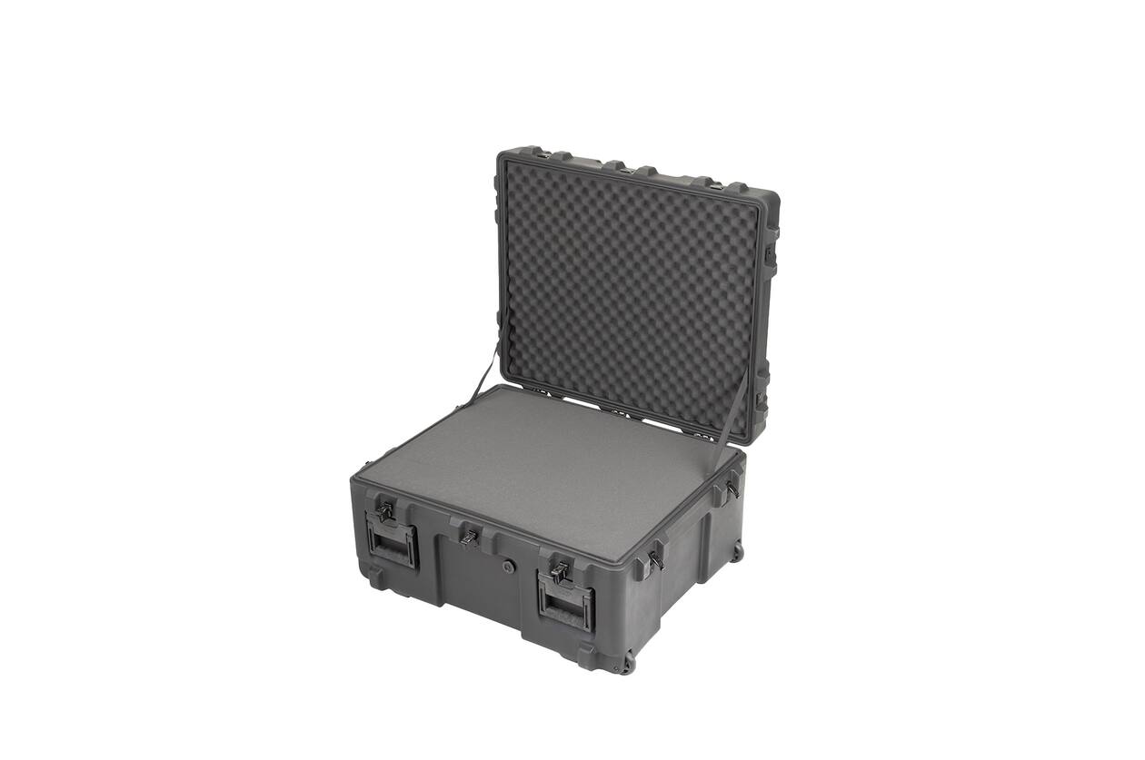 SKB - rSeries 3R-3025-15 - Wasserdichter Koffer - Schwarz - mit Rollen - Würfelschaumstoff