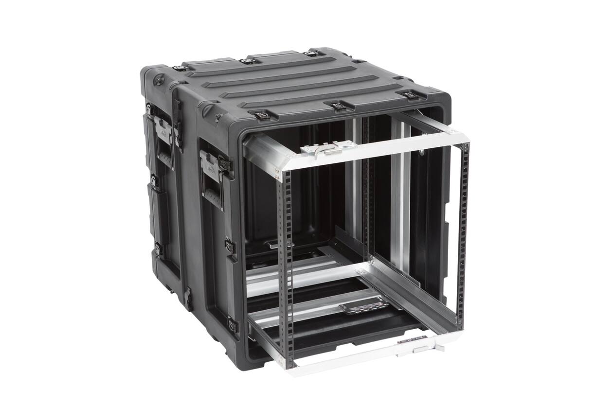 SKB - 3RR Serie - 11U Herausnehmbares Shock Rack - Schwarz - 20-Zoll Tief
