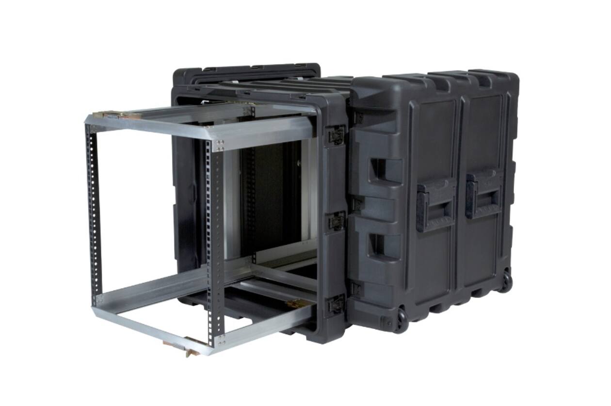 SKB - 3RR Serie - 11U Herausnehmbares Shock Rack - Schwarz - 24-Zoll Tief