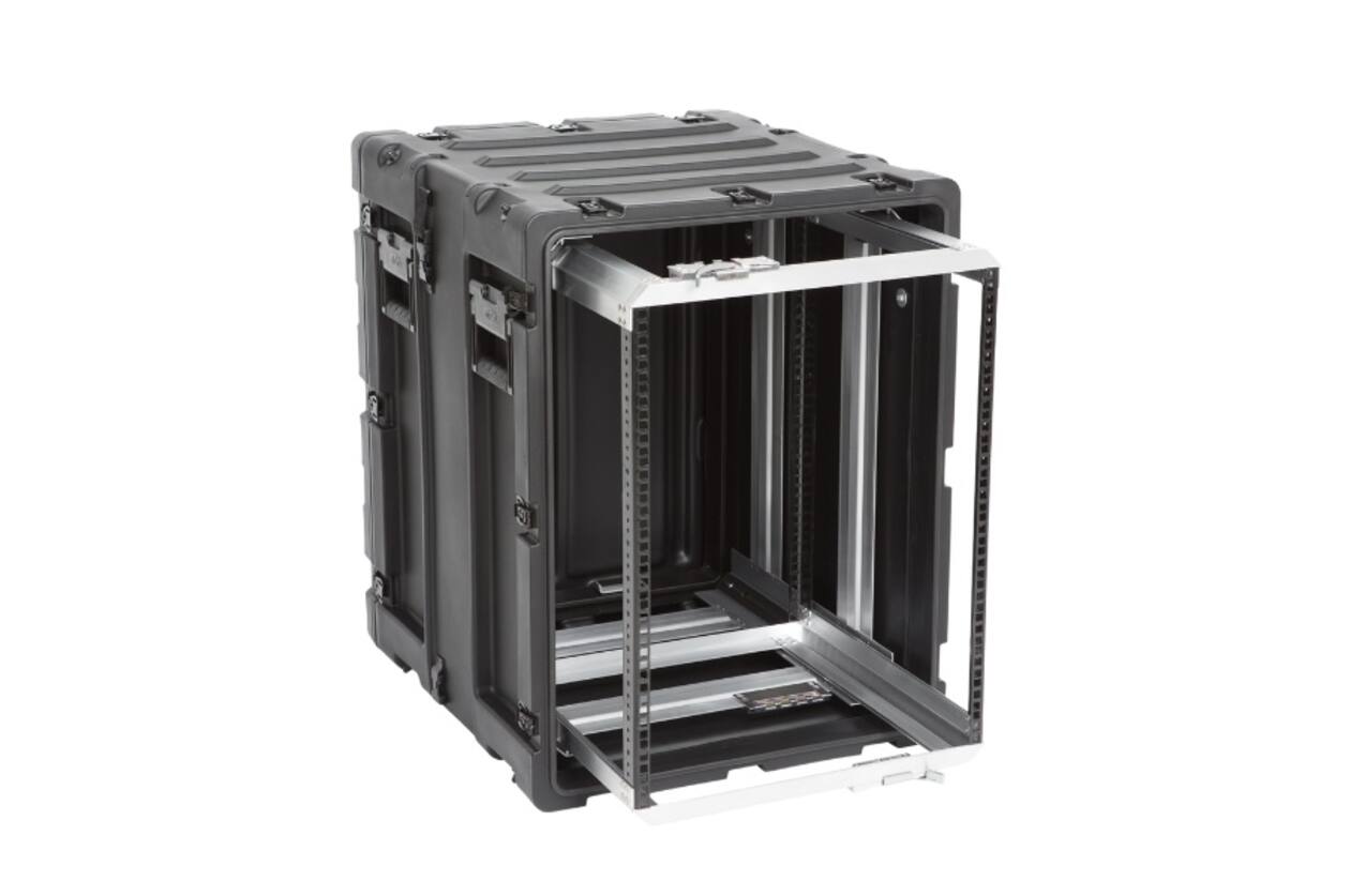 SKB - 3RR Serie - 14U Herausnehmbares Shock Rack - Schwarz - 20-Zoll Tief
