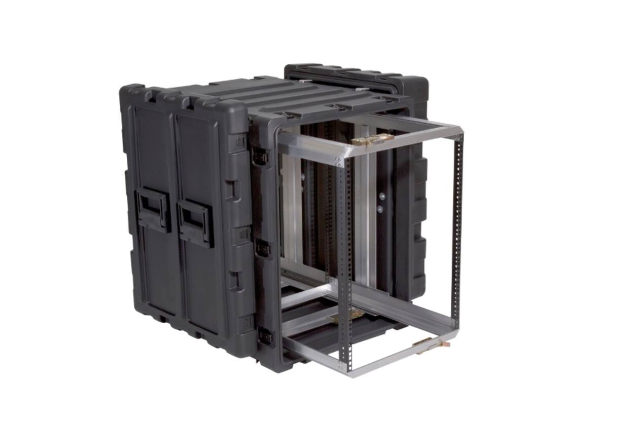 SKB - 3RR Serie - 14U Herausnehmbares Shock Rack - Schwarz - 24-Zoll Tief