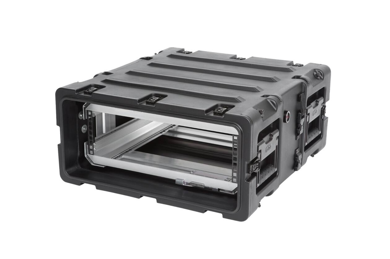 SKB - 3RR Serie - 3U Herausnehmbares Shock Rack - Schwarz - 20-Zoll Tief