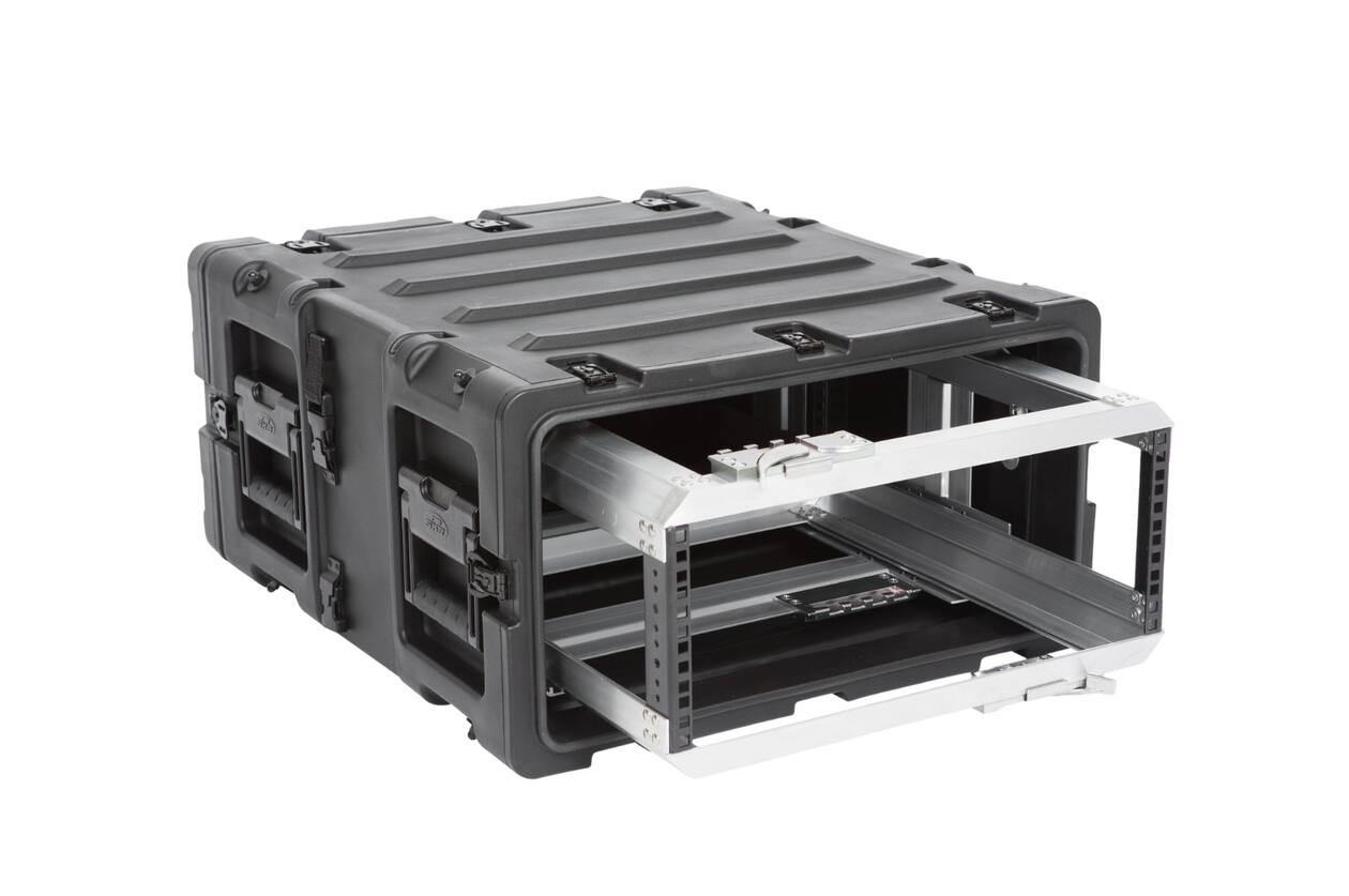 SKB - 3RR Serie - 4U Herausnehmbares Shock Rack - Schwarz - 20-Zoll Tief