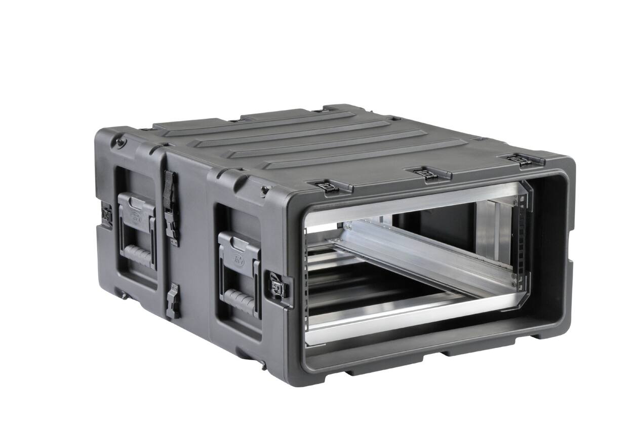SKB - 3RR Serie - 4U Herausnehmbares Shock Rack - Schwarz - 24-Zoll Tief