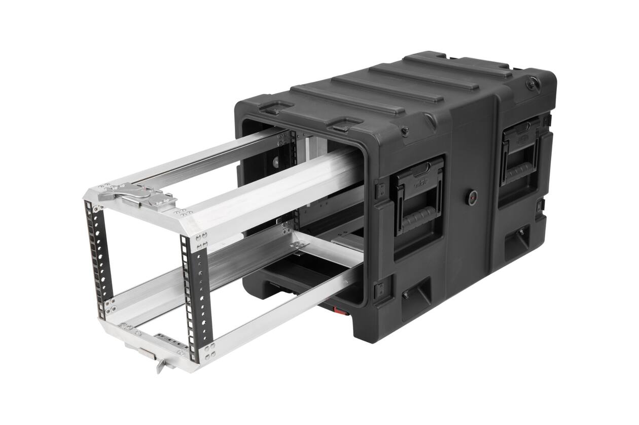 SKB - 3RR Series - 5U Halbes Shock Rack - Schwarz - 20-Zoll Tief