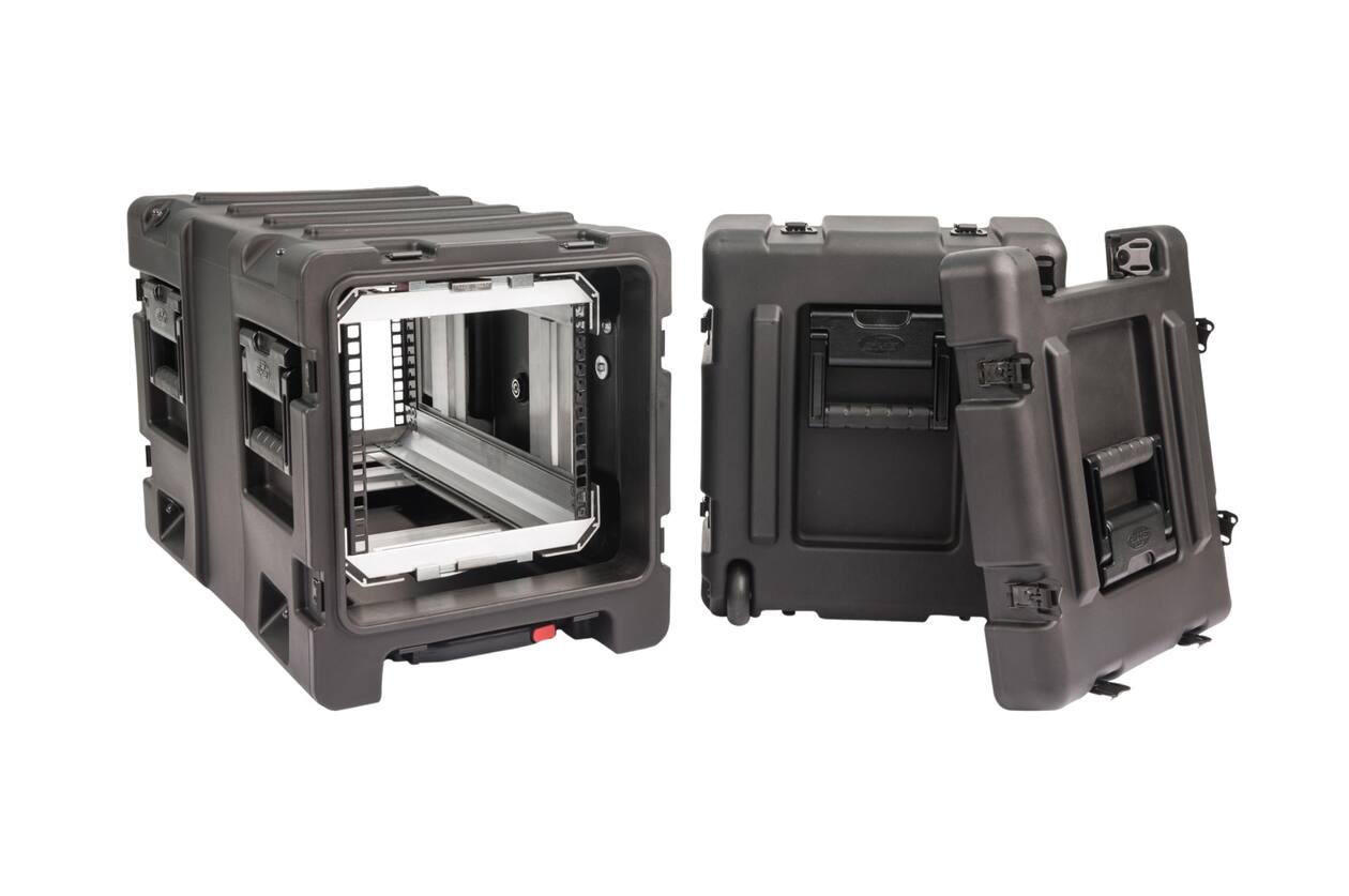 SKB - 3RR Series - 5U Halbes Shock Rack - Schwarz - 20-Zoll Tief