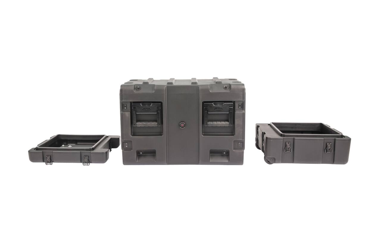 SKB - 3RR Series - 5U Halbes Shock Rack - Schwarz - 20-Zoll Tief