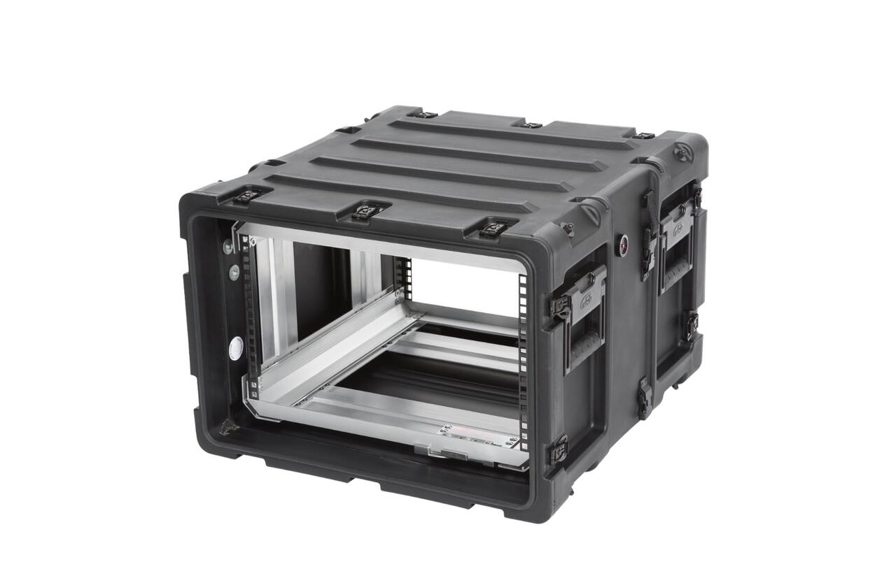 SKB - 3RR Serie - 6U Herausnehmbares Shock Rack - Schwarz - 20-Zoll Tief
