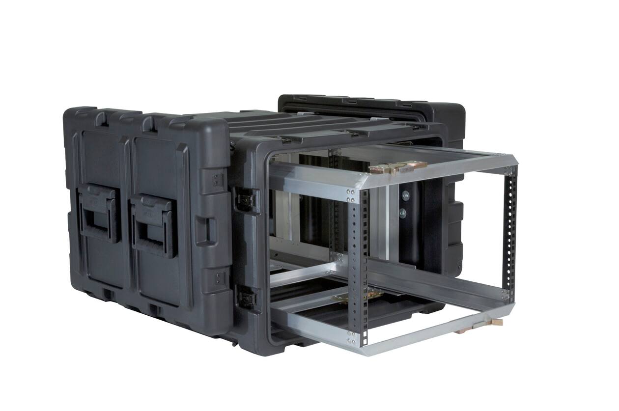 SKB - 3RR Serie - 7U Herausnehmbares Shock Rack - Schwarz - 24-Zoll Tief