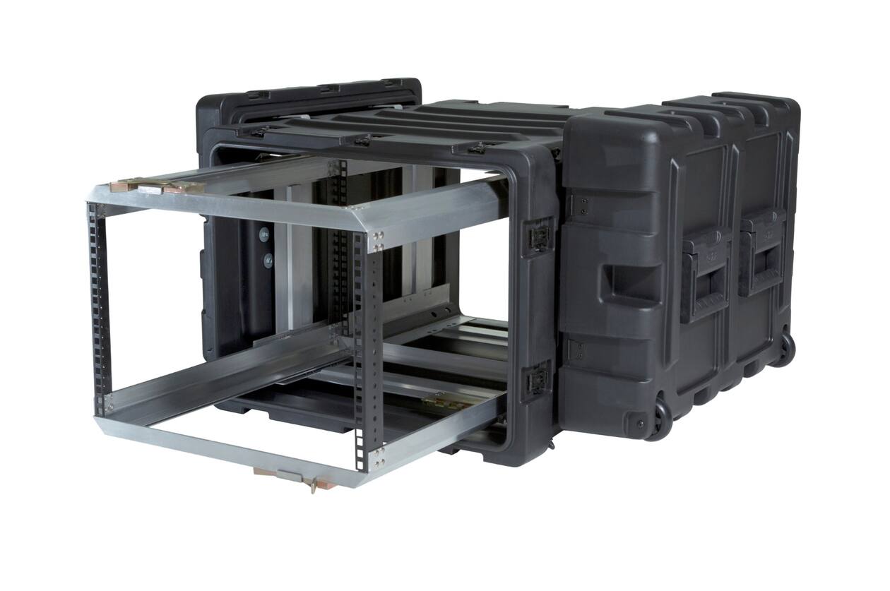 SKB - 3RR Serie - 7U Herausnehmbares Shock Rack - Schwarz - 24-Zoll Tief