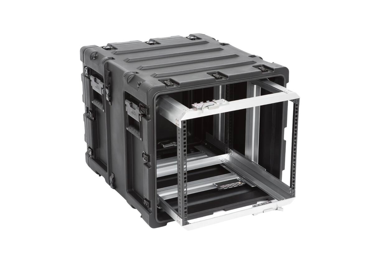 SKB - 3RR Serie - 9U Herausnehmbares Shock Rack - Schwarz - 20-Zoll Tief