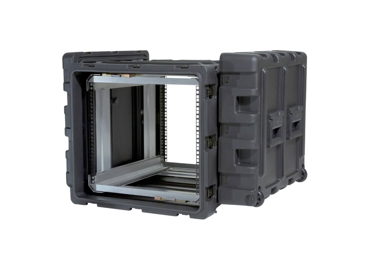 SKB - 3RR Serie - 9U Herausnehmbares Shock Rack - Schwarz - 24-Zoll Tief