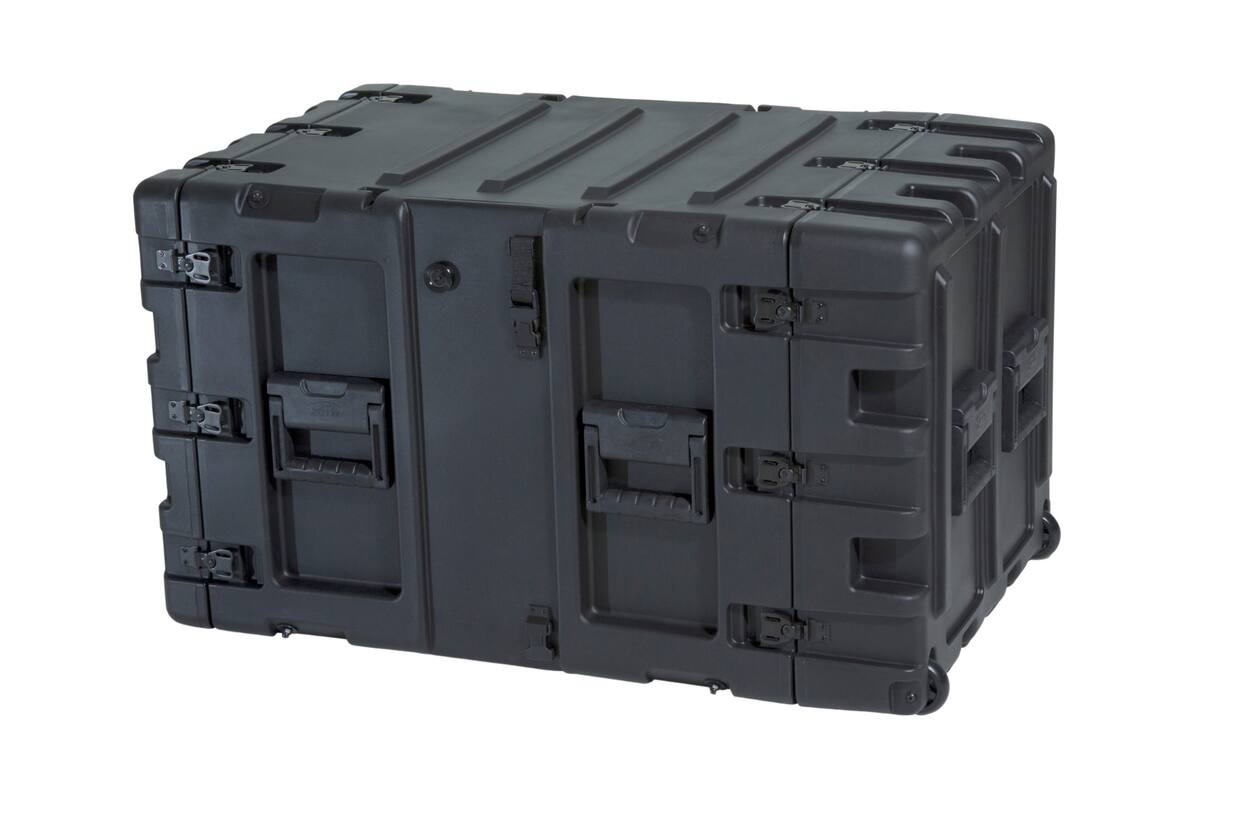 SKB - 3RR Serie - 9U Herausnehmbares Shock Rack - Schwarz - 24-Zoll Tief