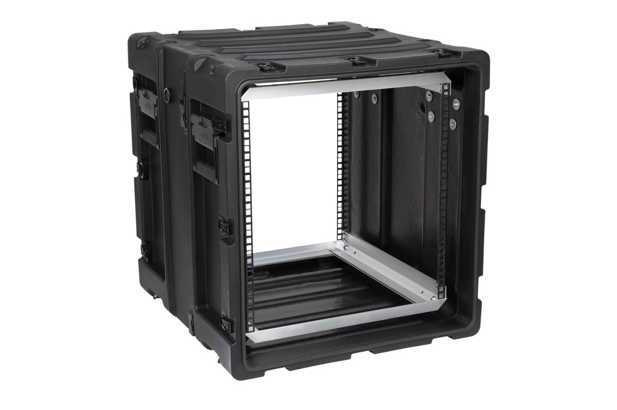 SKB - 3RS Serie - 11U Nicht-Herausnehmbares Shock Rack - Schwarz - 20-Zoll Tief