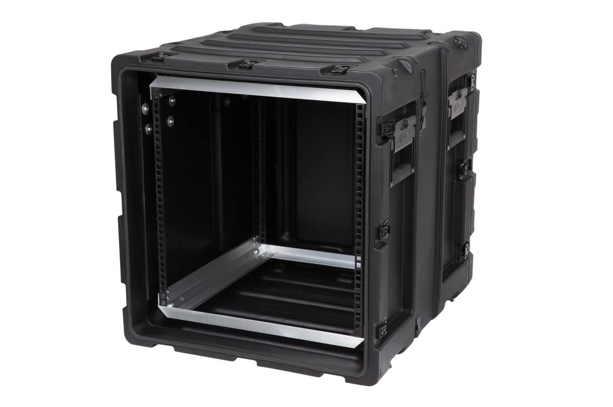 SKB - 3RS Serie - 11U Nicht-Herausnehmbares Shock Rack - Schwarz - 20-Zoll Tief