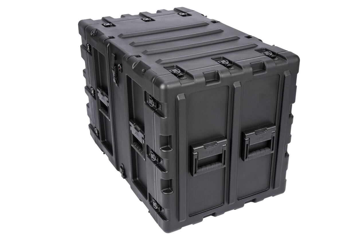 SKB - 3RS Serie - 11U Nicht-Herausnehmbares Shock Rack - Schwarz - 24-Zoll Tief