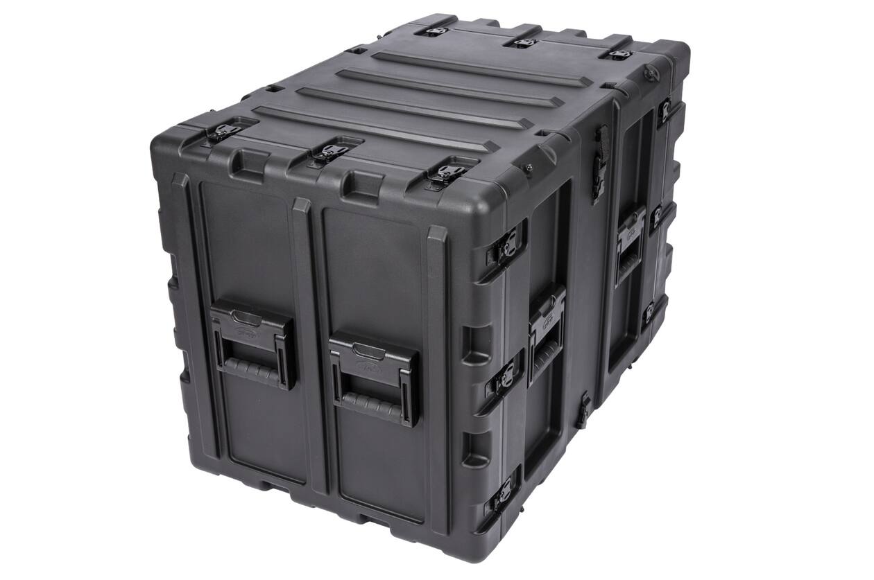 SKB - 3RS Serie - 11U Nicht-Herausnehmbares Shock Rack - Schwarz - 24-Zoll Tief