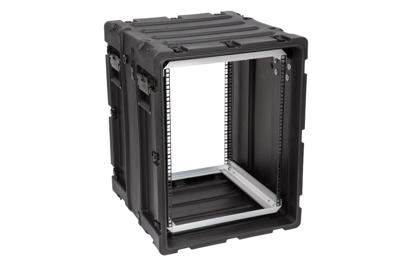 SKB - 3RS Serie - 14U Nicht-Herausnehmbares Shock Rack - Schwarz - 20-Zoll Tief
