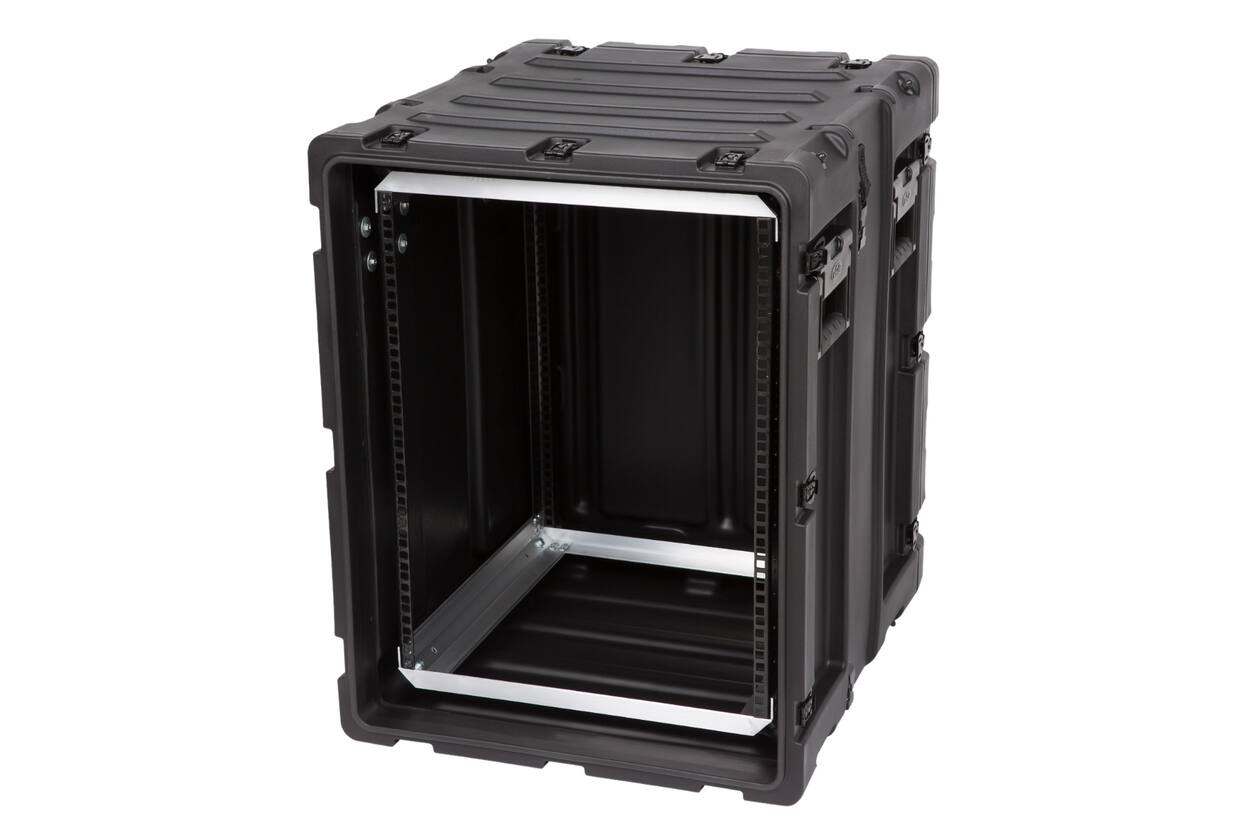 SKB - 3RS Serie - 14U Nicht-Herausnehmbares Shock Rack - Schwarz - 20-Zoll Tief