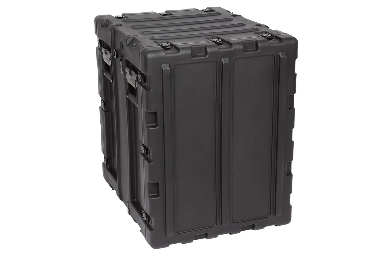 SKB - 3RS Serie - 14U Nicht-Herausnehmbares Shock Rack - Schwarz - 20-Zoll Tief