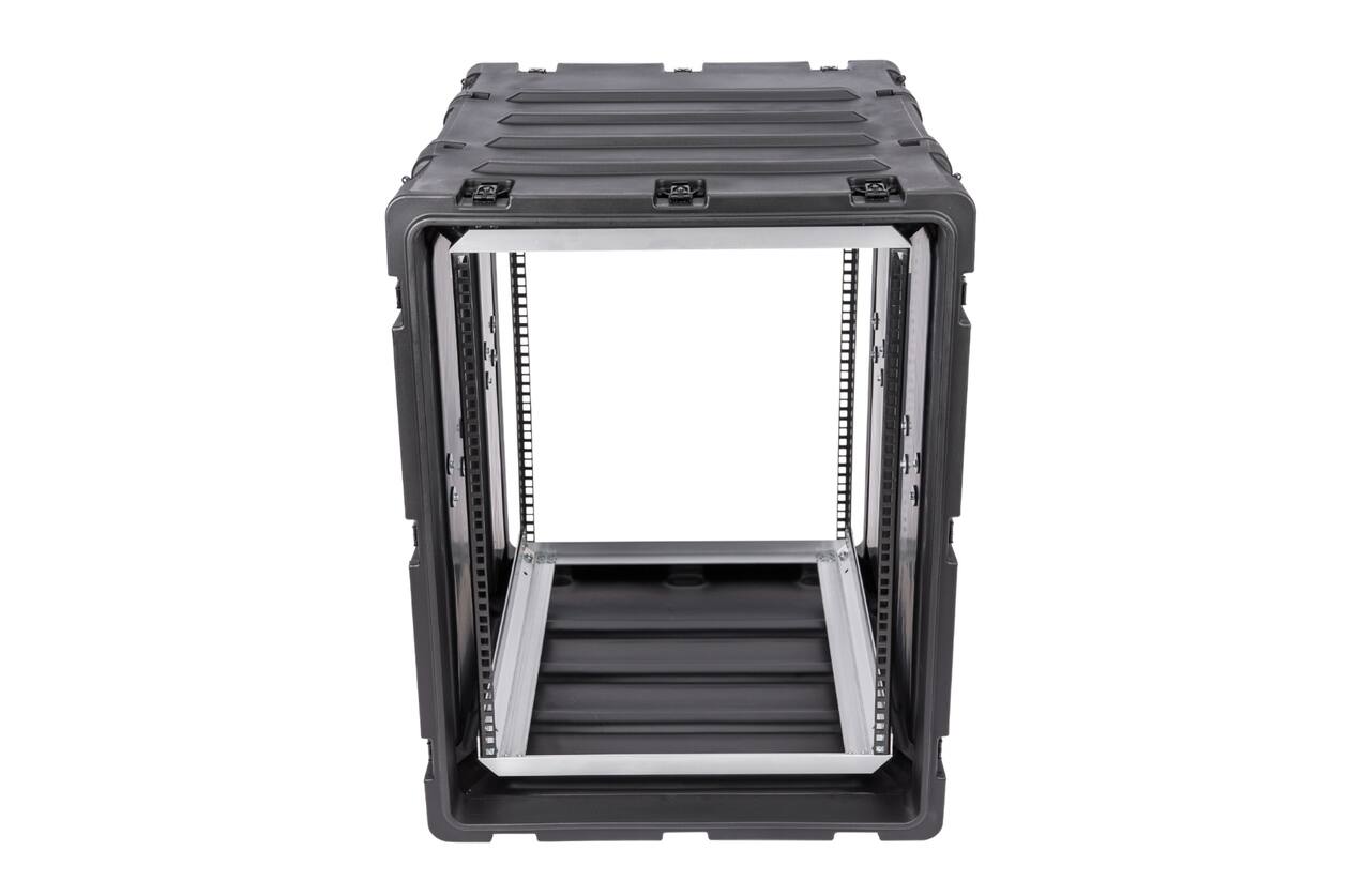 SKB - 3RS Serie - 14U Nicht-Herausnehmbares Shock Rack - Schwarz - 24-Zoll Tief