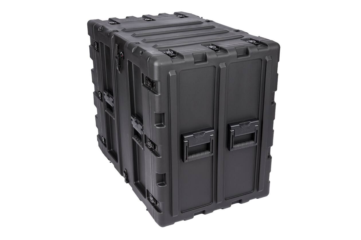 SKB - 3RS Serie - 14U Nicht-Herausnehmbares Shock Rack - Schwarz - 24-Zoll Tief