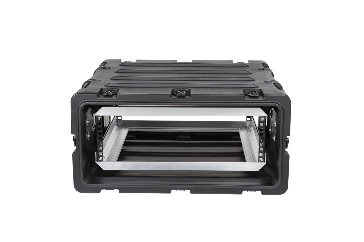 SKB - 3RS Serie - 3U Nicht-Herausnehmbares Shock Rack - Schwarz - 20-Zoll Tief