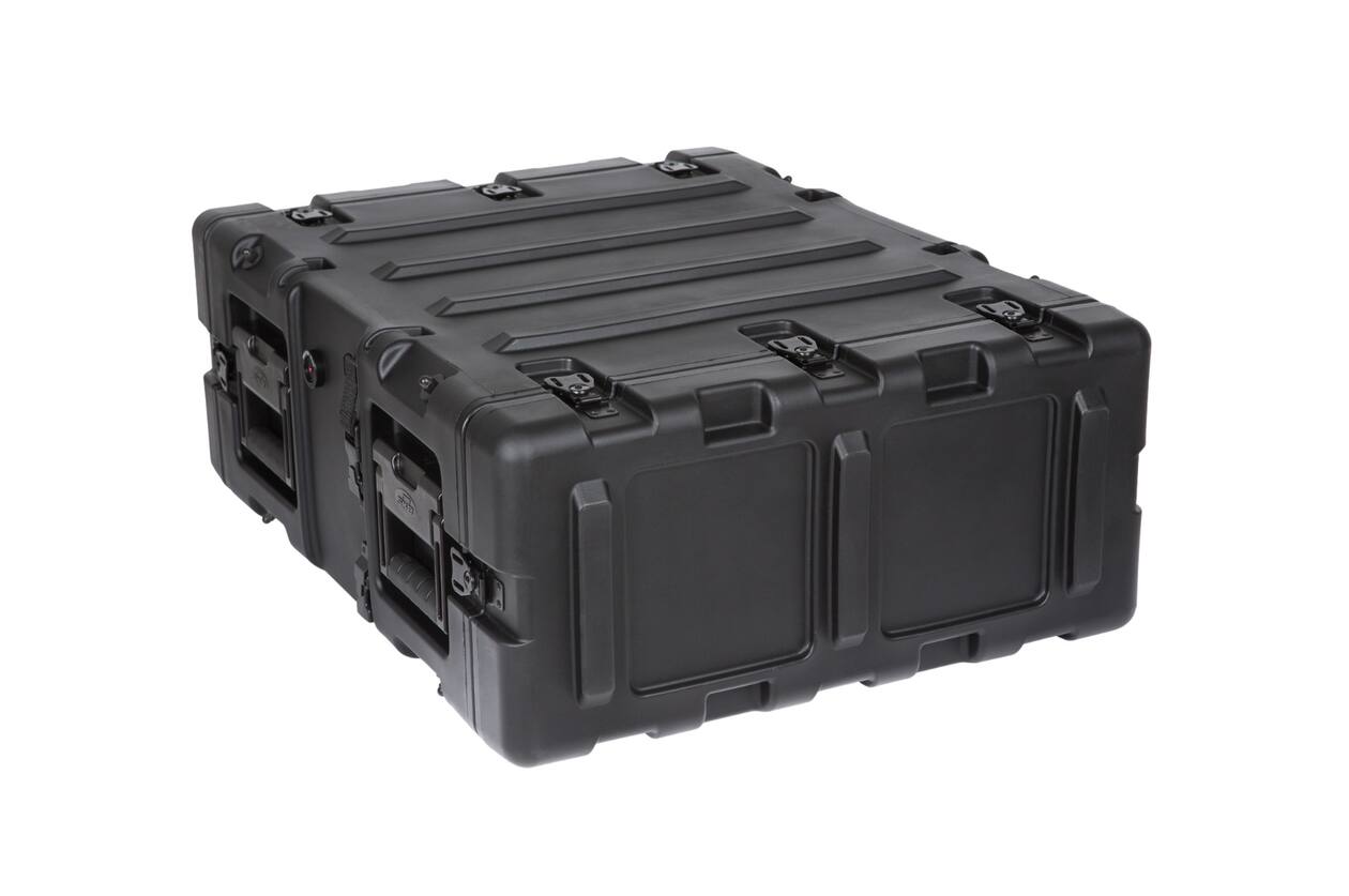 SKB - 3RS Serie - 3U Nicht-Herausnehmbares Shock Rack - Schwarz - 20-Zoll Tief