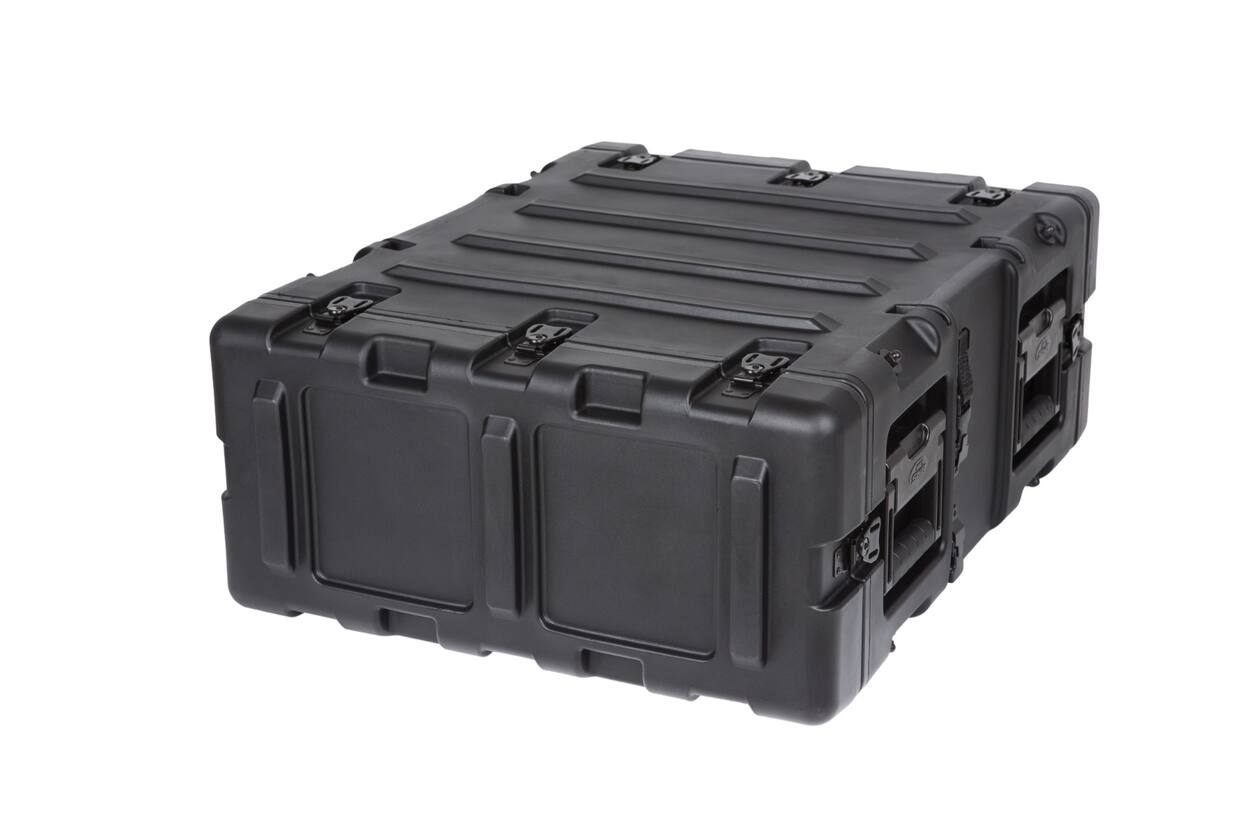 SKB - 3RS Serie - 3U Nicht-Herausnehmbares Shock Rack - Schwarz - 20-Zoll Tief
