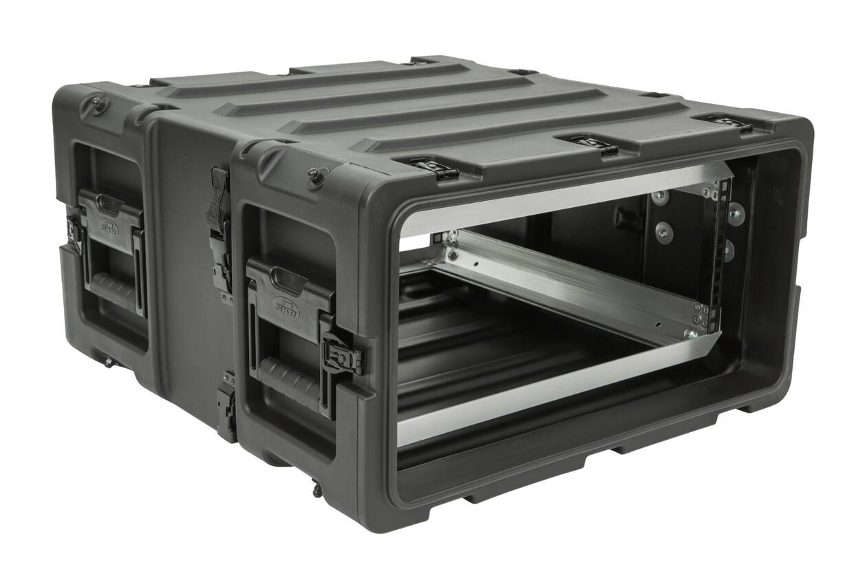 SKB - 3RS Serie - 4U Nicht-Herausnehmbares Shock Rack - Schwarz - 20-Zoll Tief