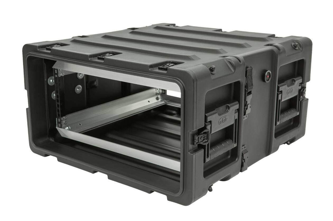 SKB - 3RS Serie - 4U Nicht-Herausnehmbares Shock Rack - Schwarz - 20-Zoll Tief