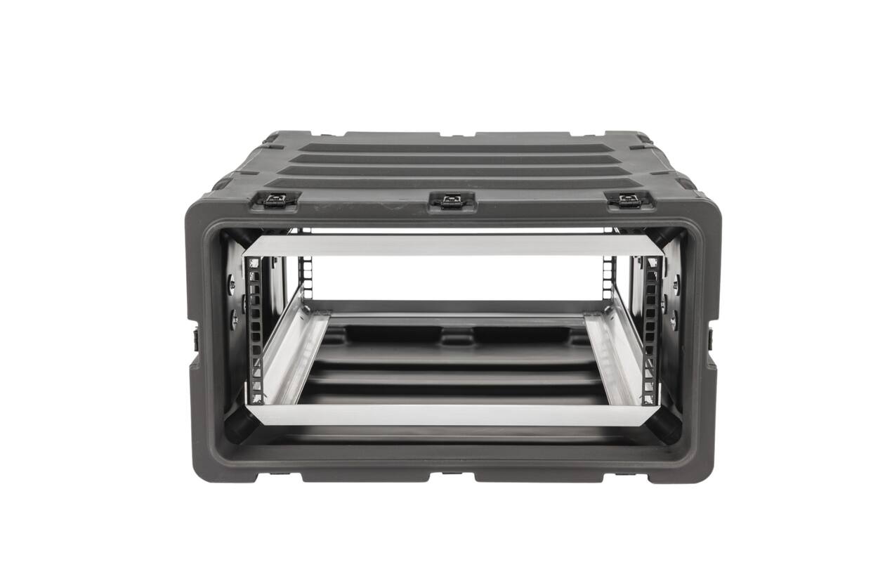 SKB - 3RS Serie - 4U Nicht-Herausnehmbares Shock Rack - Schwarz - 24-Zoll Tief