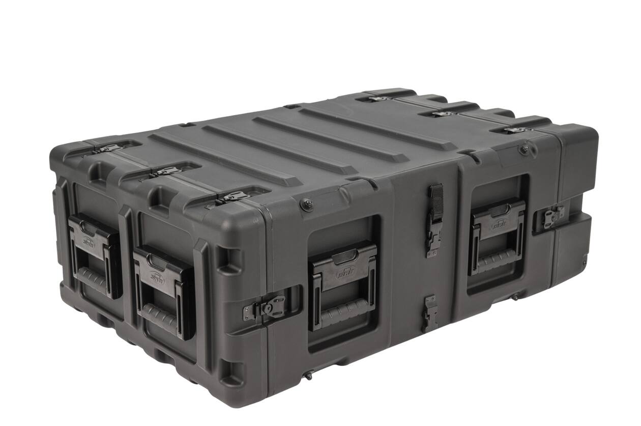 SKB - 3RS Serie - 4U Nicht-Herausnehmbares Shock Rack - Schwarz - 24-Zoll Tief