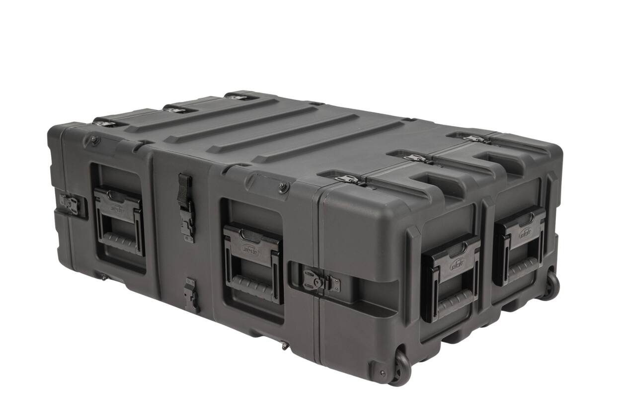 SKB - 3RS Serie - 4U Nicht-Herausnehmbares Shock Rack - Schwarz - 24-Zoll Tief