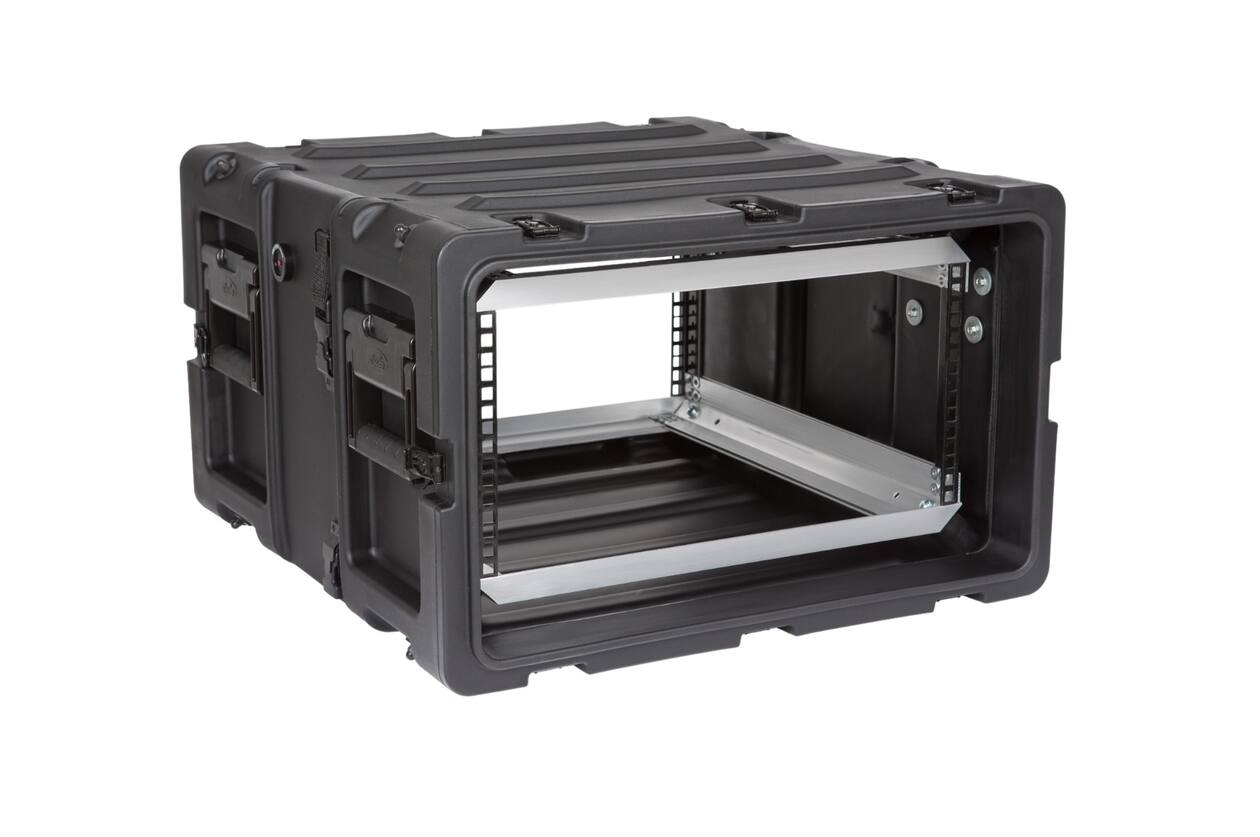 SKB - 3RS Serie - 5U Nicht-Herausnehmbares Shock Rack - Schwarz - 20-Zoll Tief