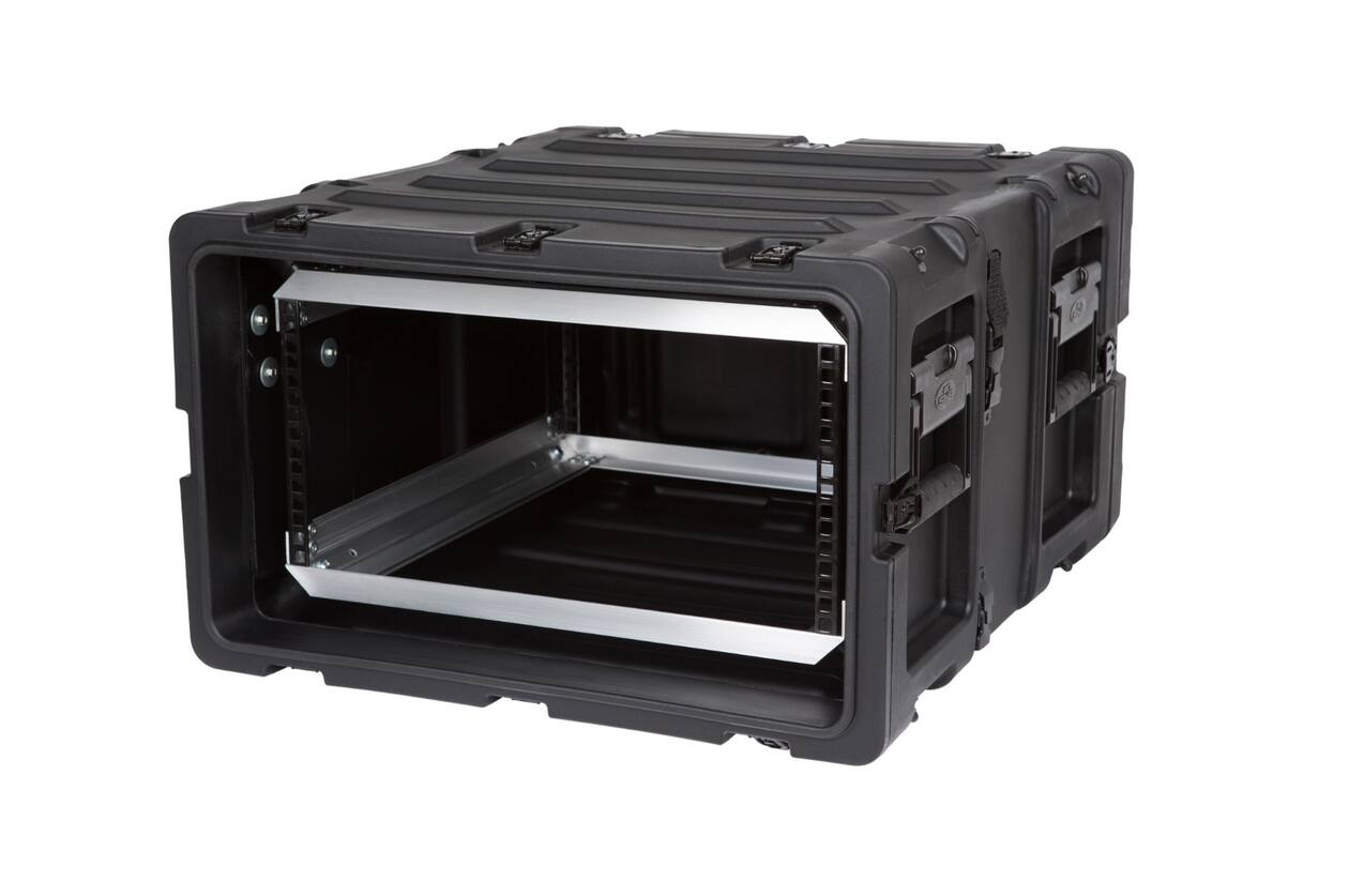 SKB - 3RS Serie - 5U Nicht-Herausnehmbares Shock Rack - Schwarz - 20-Zoll Tief