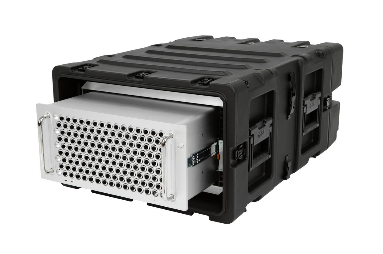 SKB - 3RS Serie - 5U Nicht-Herausnehmbares Shock Rack - Schwarz - 24-Zoll Tief